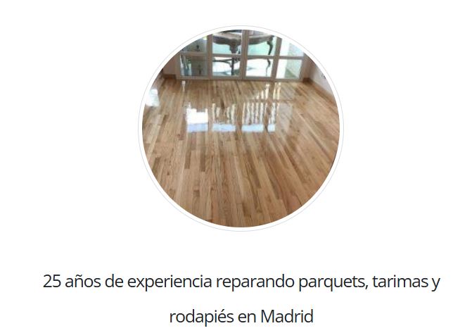 Lijado del parquet profesional